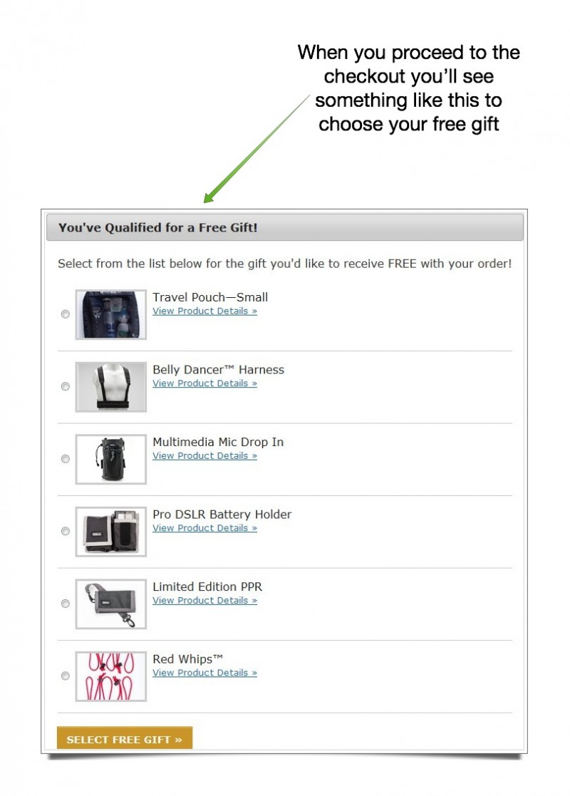 Think Tank Photo Coupon Free Gift & Free Shipping