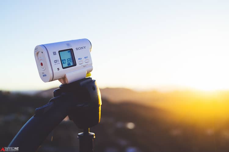 Sony Action Cam AS100V timelapse the sunrise over LA. Shot on Sony RX1R