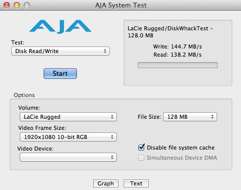 LaCie-rugged-thunderbolt-USB3 connection speed