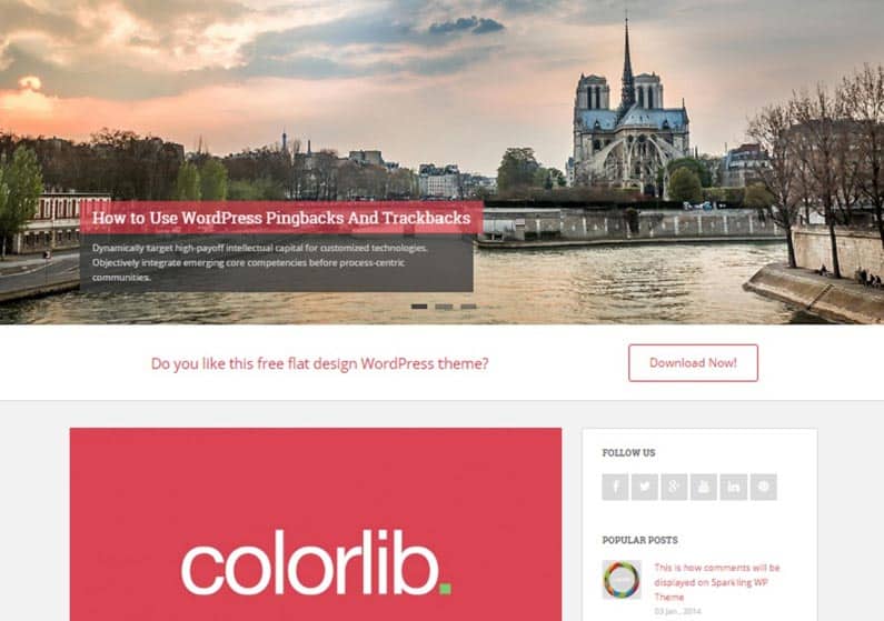 sparkling-free-wordpress-theme