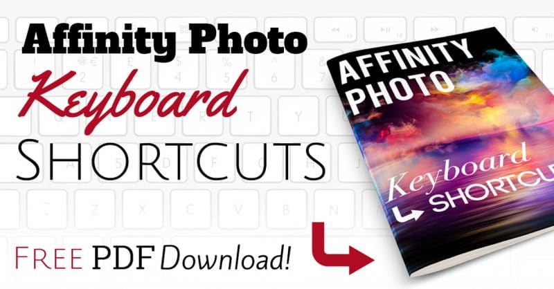 affinity publisher keyboard shortcuts