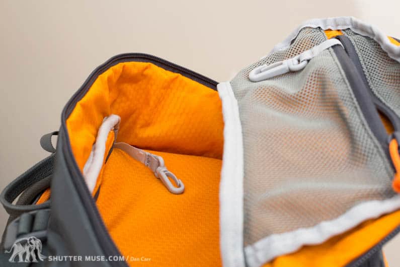 lowepro whistler top pocket