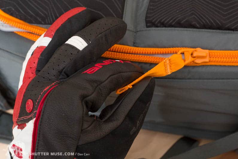 lowepro whistler zipper pulls