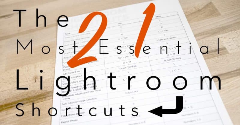 21 Essential Adobe Lightroom Classic Shortcuts - Free Download