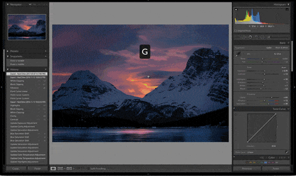 lightroom classic shortcut