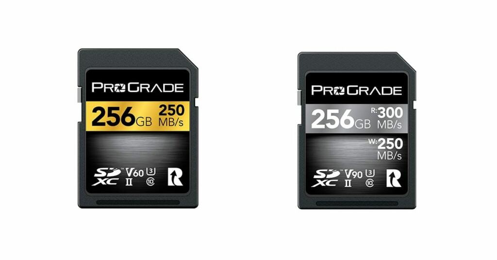 ProGrade Digital Launches Faster V60 and V90 SDXC UHSII Cards
