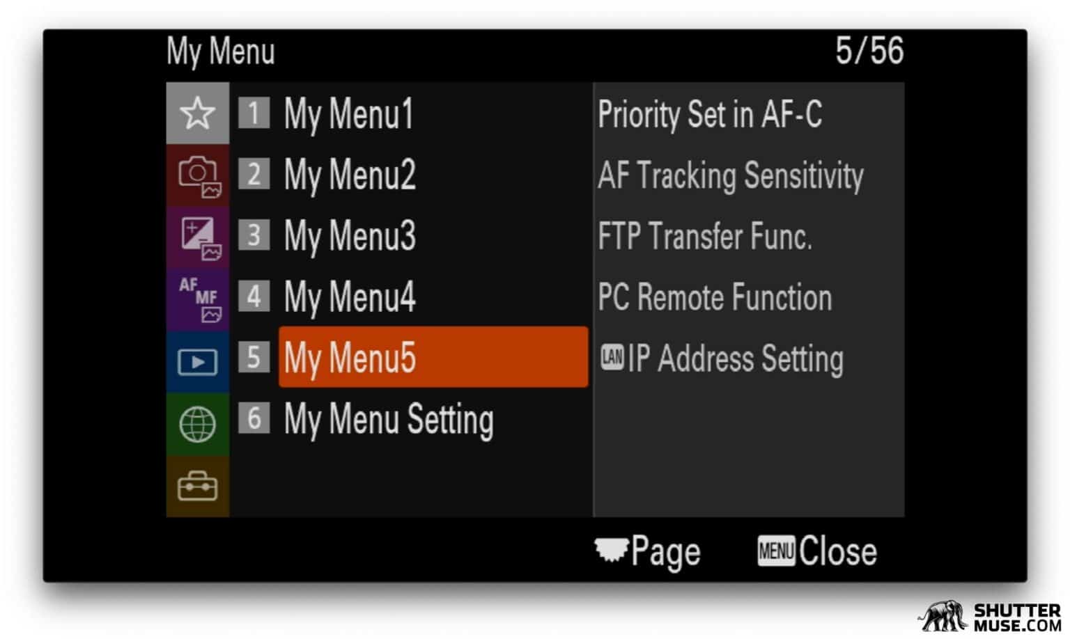 Sony Camera Function Menu How to Perfectly Customize Every Sony Mirrorless Camera