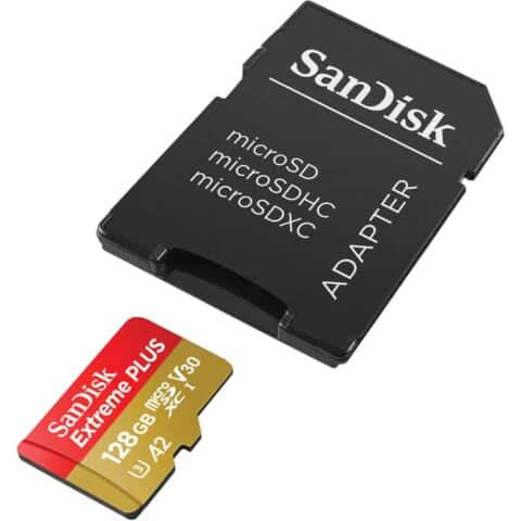 Lot de 2 Carte mémoire Micro SD SDXC microSDXC 64Go TF carte Classe 10 U A1  120Mb/s - Carte mémoire micro SD - Achat & prix