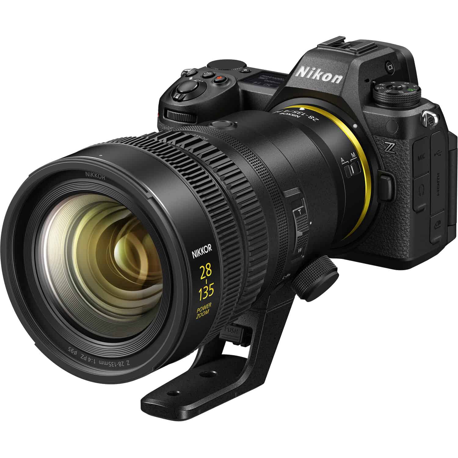 ⭐️美品⭐️ニコン Nikon Ai-s NIKKOR 135mm f/2,8 nikon-z-28-135mm-f4-pz-lens-on