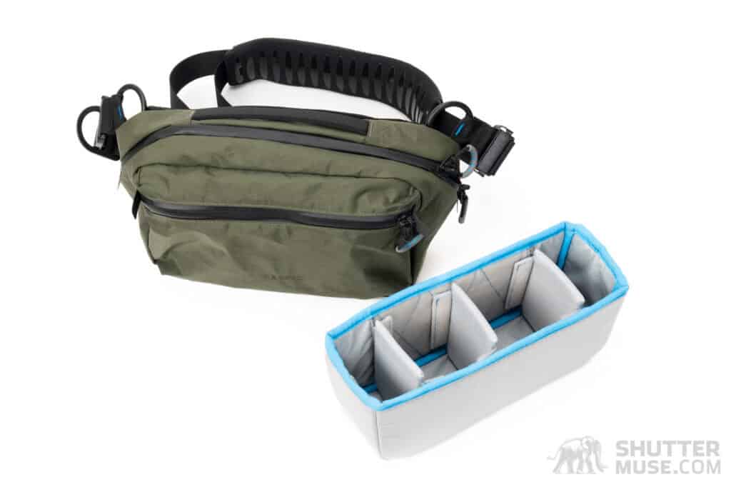 gura gear kiboko city sling and padded camera insert