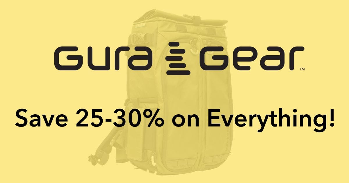 Gura Gear Black Friday – Save 25-30% On Everything